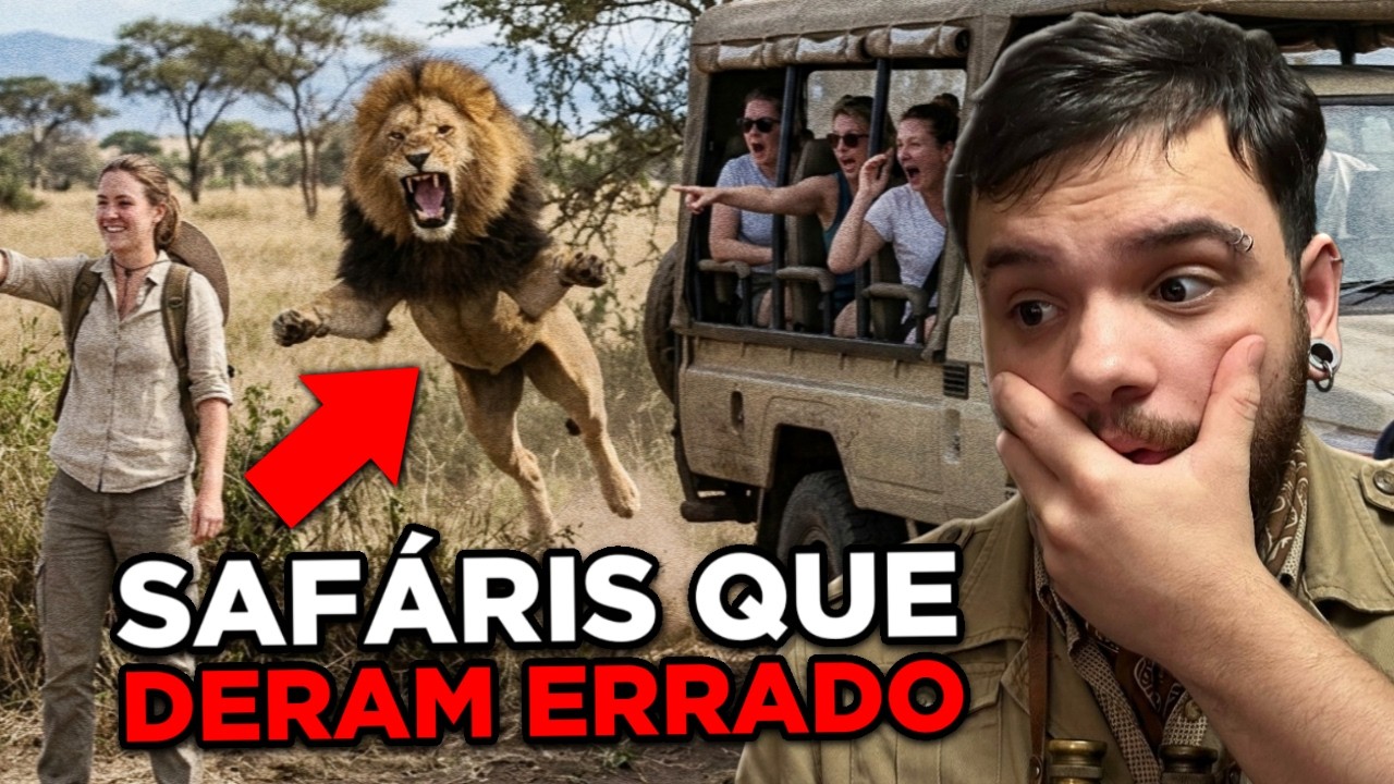MOMENTOS em que SAFARIS na AFRICA deram TERRIVELMENTE ERRADO - Mr. Banzo