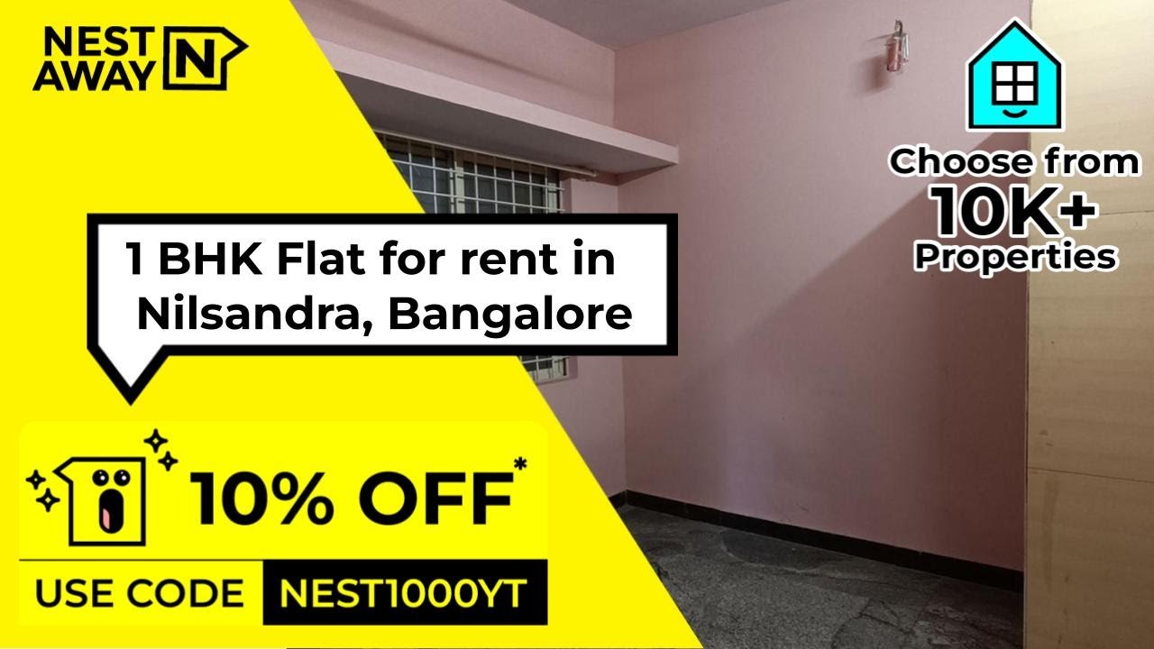 1 BHK Flat for rent in Bangalore Nilsandra Bachelors/Family