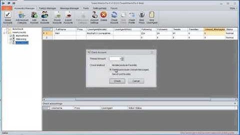 TweetAttacksPro 4 Basic Settings Video
