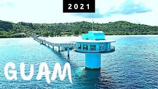 Guam 4K Drone Footage 2021 Part 2  Scenic Tropical Paradise Island. 1 Hour Ambient Drone Film.