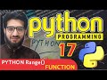 PYTHON Range FUNCTION | Lec 17 | Master Academy