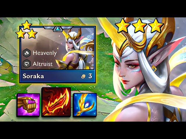 The Game Gave Me SORAKA 3 So I Just Went With It. She Kind Of Ate. | Teamfight Tactics Set 11 class=