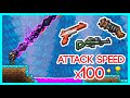 Slowest Weapons in Terraria, but their attack speed is 100x higher