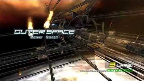 F-Zero GX - 1st Unused Course Preview of [Outer Space - Meteor Stream]