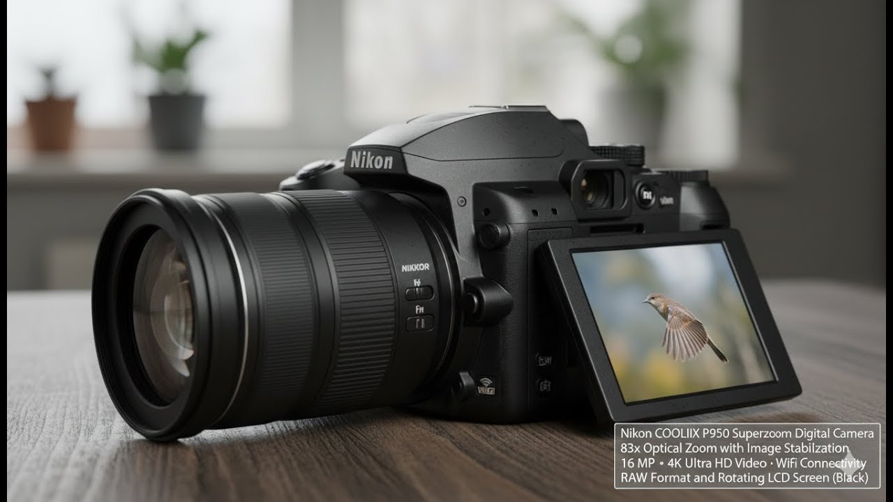 Обзор Nikon COOLPIX P950 | 83-кратный суперзум, 16 МП, видео 4K и подключение по Wi-Fi