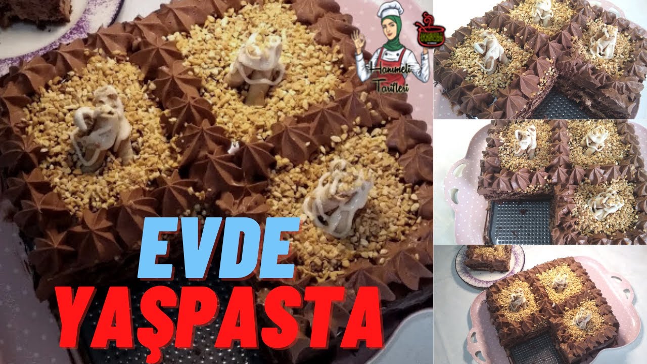 Muhteşem 10 Kişilik Yaş Pasta Tarifi Hanımeli Tarifleri YouTube