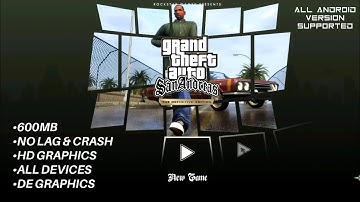 GTA San Andreas Definitive Edition Graphics Modpack Android - All devices supported
