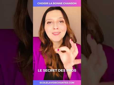 Le secret pour BIEN choisir une chanson pour sa voix  youtubeshorts  coursdechant