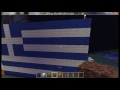 Minecraft 172 how to make a greek flag