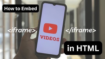 How to Embed YouTube Video in HTML