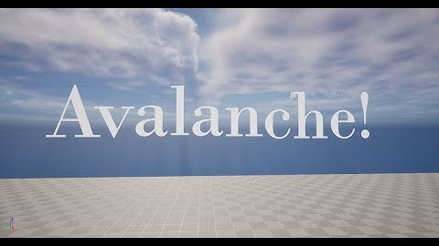 Unreal Engine 5.4 Avalanche motion design feature