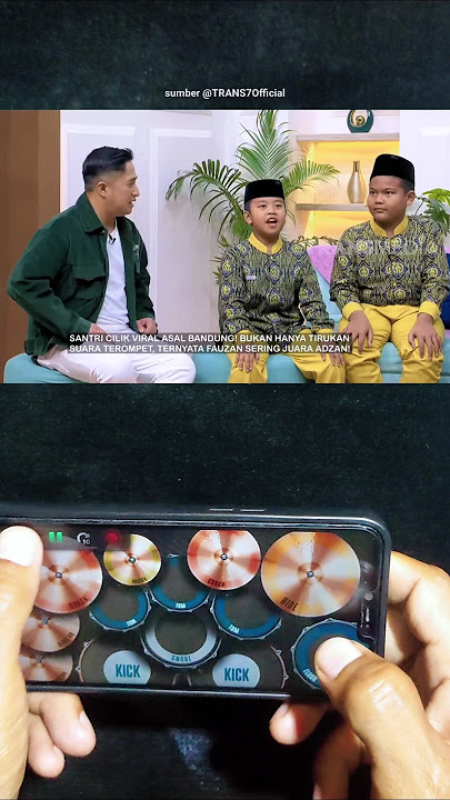 suara terompet viral - live di trans 7
