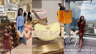 Weekly Vlog- Louis Vuitton l Power Tour l Brand Photoshoot l I’ve Started Doing This