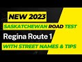 Sgi drivers exam  regina class 5 road test practice with street names and tips