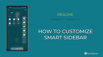 How to Customize Smart Sidebar - realme [Android 11 - realme UI 2]