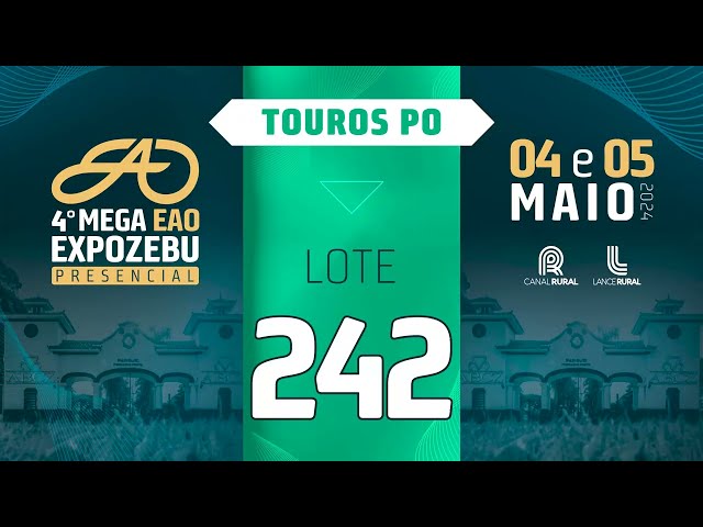 LOTE 242   EAO B7888