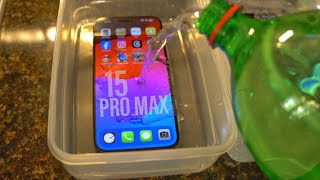 iPhone 15 Pro Max vs Samsung S23 Ultra - FREEZER TEST!