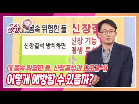 [무엇이든 물어보세요] 내 몸속 위험한 돌, 신장결석과 요로결석! 어떻게 예방할 수 있을까?! | KBS 210720 방송