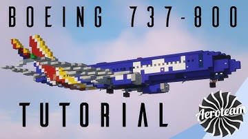 Minecraft Boeing 737-800 Tutorial [1.5:1 Scale]