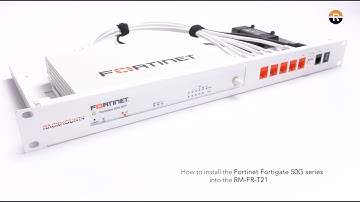 Fortinet FortiGate 50G – Rackmount.IT Kit Installation (Step-by-Step)
