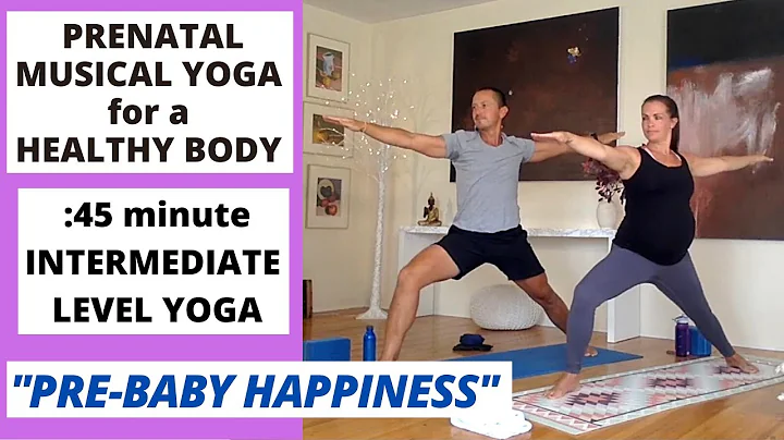 PRENATAL MUSICAL ATHLETIC YOGA WORKOUT.  45-minute...