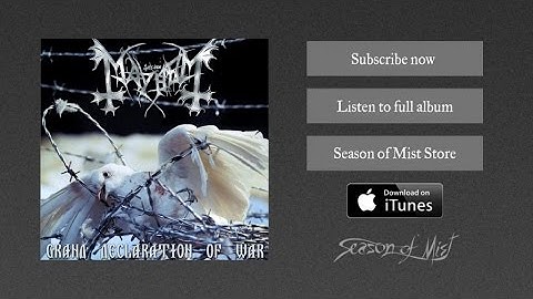 Mayhem - Crystalized Pain In Deconstruction