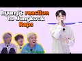 The hyungs surprise reaction when jungkook raps
