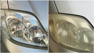 LONG LASTING HEADLIGHT CLEANING AND POLISHING 💯 RESULTS PERFECT