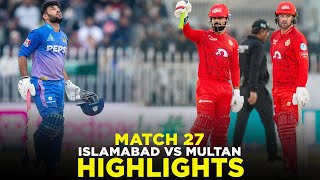 PSL 9 | Full Highlights | Islamabad United vs Multan Sultans | Match 27 | M2A1A screenshot 5