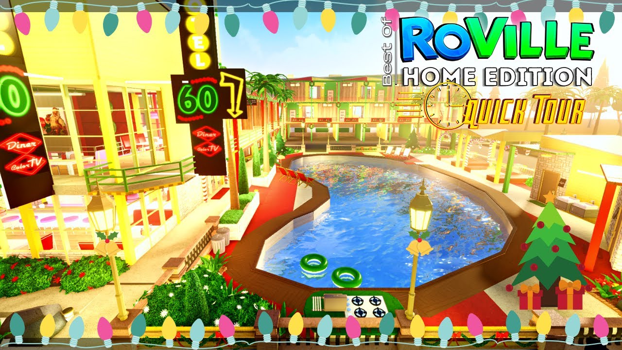 ️⏩ Hotel 60 Christmas Best Of RoVille Home Edition With House Code