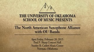 North American Saxophone Alliance with OU Bands