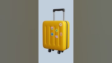 3D modeling lauggage 🧳 suitcase #3d #3ddesign #blender #3dmodeling #tutorial