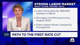 Friday's strong jobs numbers will limit the Fed to two interest rate cuts, says Diane Swonk