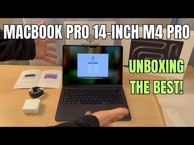 Apple MacBook Pro 14-inch M4 Pro Unboxing and Overview. Unboxing