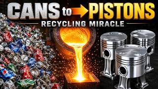 Old Aluminum Cans Recycled Into Engine Pistons