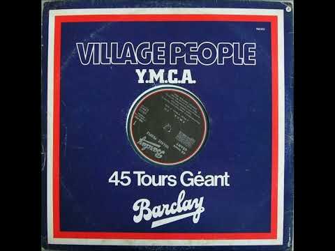 Village People Y M C A 1978 Vinyl 45 RPM Maxi Single Label Barclay France