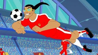 Supa Strikas Full Episode Compilation | The Determinator | Soccer Cartoons for Kids