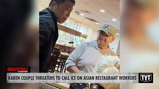 WATCH: Old Karen Couple Threatens To Call ICE On Asian Restaurant Workers