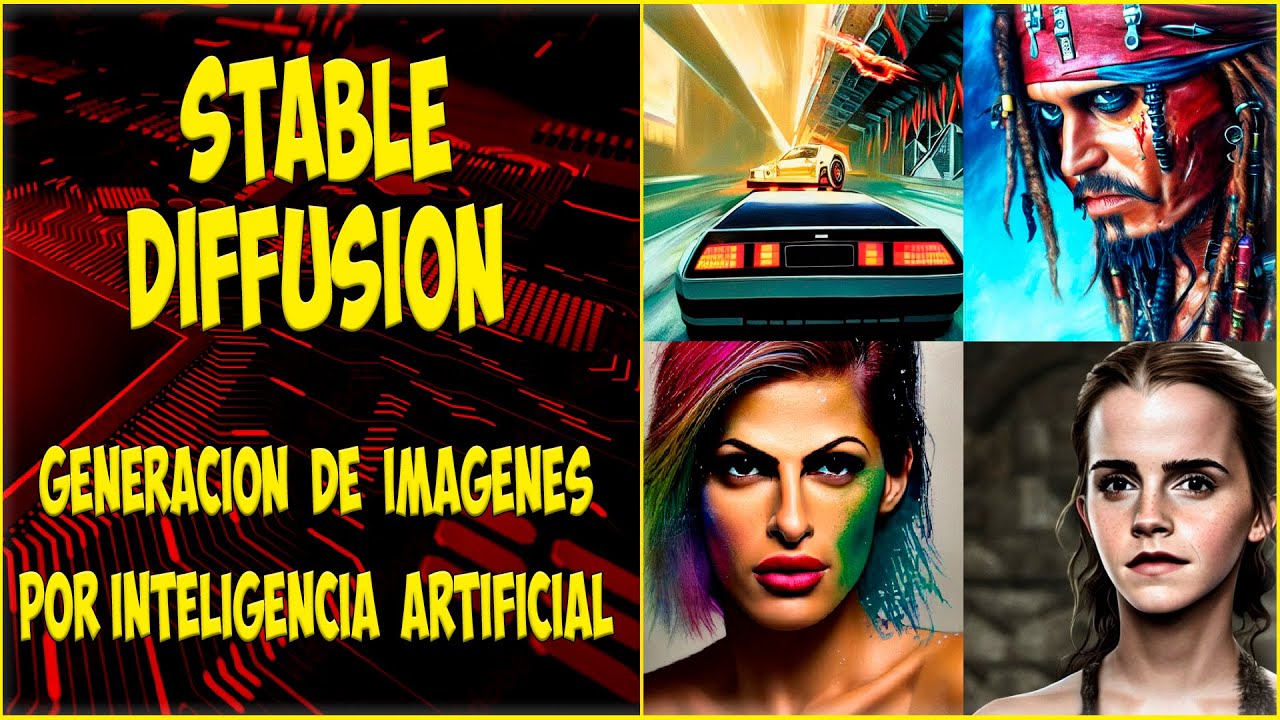 🪐IA STABLE DIFFUSION desde CUALQUIER PC - La INCREIBLE IA que genera ...