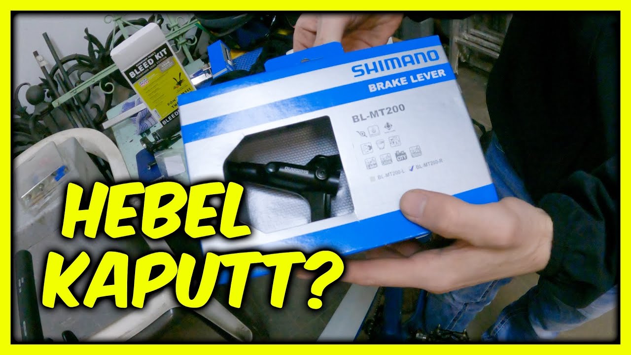 Shimano Bremshebel wechseln/entlüften erklärt in 3 min. (BL-MT200)