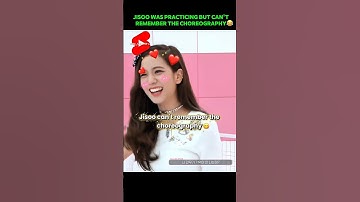 Jisoo was practicing but can