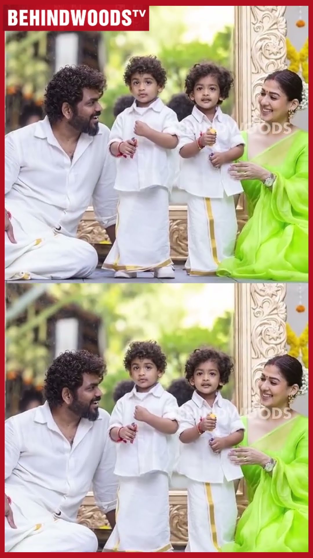 Wow?' Nayan ,பசங்க குட்டி முருகனா மாறிட்டாங்க..'? Cute Viral Video