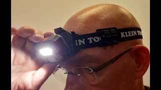The Klein Tools Rechargeable Headlamp and Non Contact Voltage Tester Kit