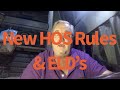 New HOS rules & ELD’s + HOS Myths!