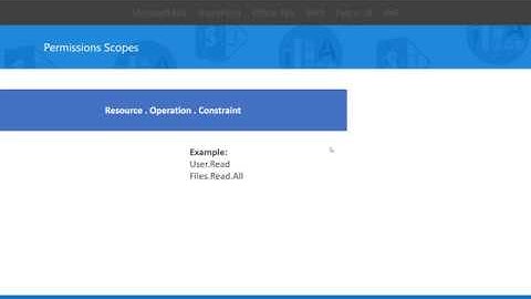Deep dive into Microsoft Graph - 3 Authentication & Authorization