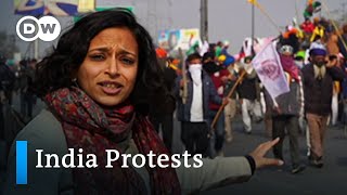 Protesting farmers overshadow Indias Republic Day parade | DW News