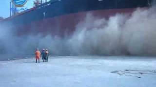 ISEAS SHIP LAUNCHING USING EVERGREEN AIR BAGS.wmv