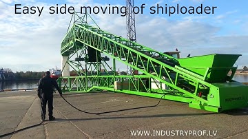 Ship loading conveyors /загрузка кораблей/mobile shiploader/ INDUSTRYPROF