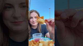Cream Cheese Rangoons Mukbang! #eatwithme #creamcheese #rangoon