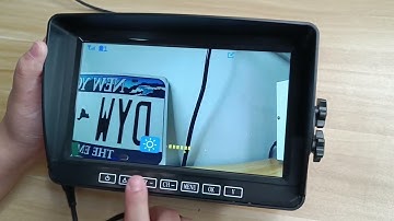 Yakry Y31 Wireless Backup Camera 7 Inch DVR Monitor Touch Key operation video